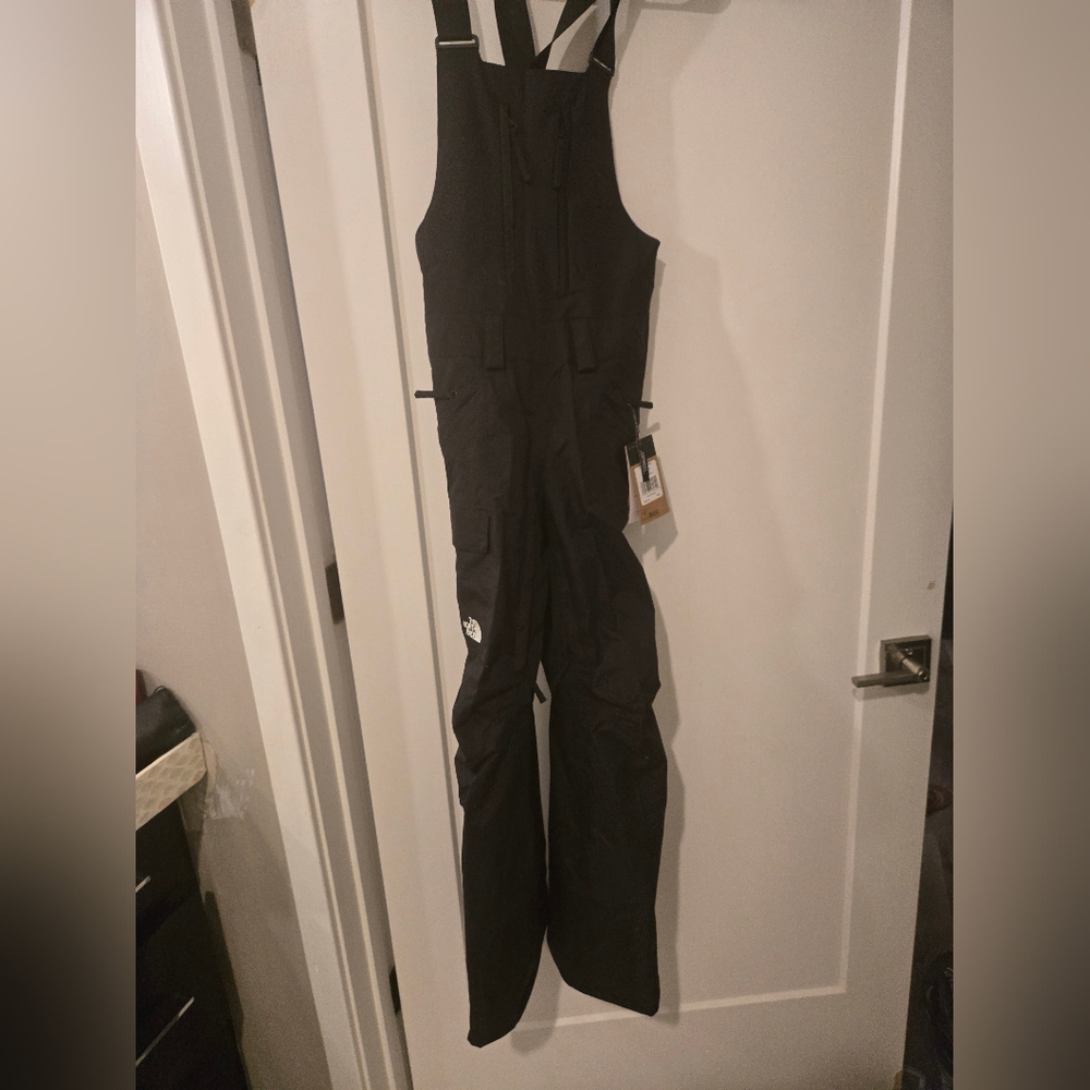 The North Face Black Insulated Snow Bibs with Adjustable Straps - Picture 2 of 4
